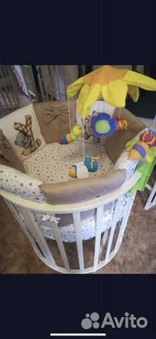 Подушечки бортики в детскую кроватку