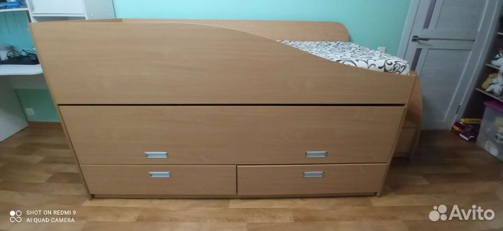 Двухъярусная кровать выдвижная бу