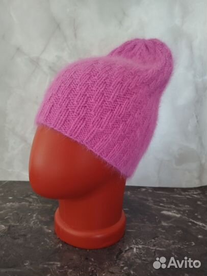 Шапка женская вязаная ручная работа