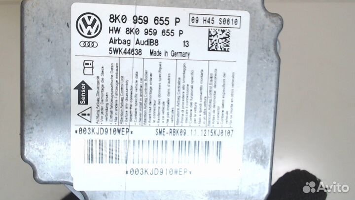 Блок управления airbag Audi A4 (B8), 2013