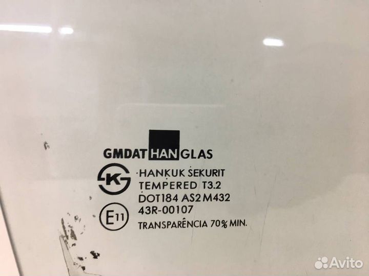 Стекло двери передней правой Chevrolet Aveo T200 2