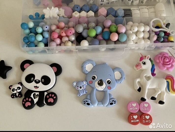 Фурнитура силиконовая для изготовления грызунков