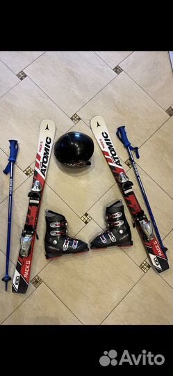 Горные лыжи детские 100 комплект