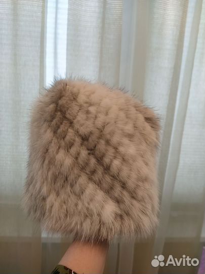 Шапка норковая женская
