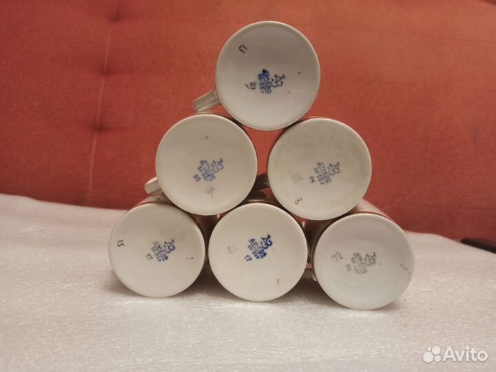 Чашка кружка СССР дулево антиквариат ретро раритет