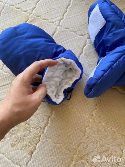 Зимний конверт в коляску на овчине