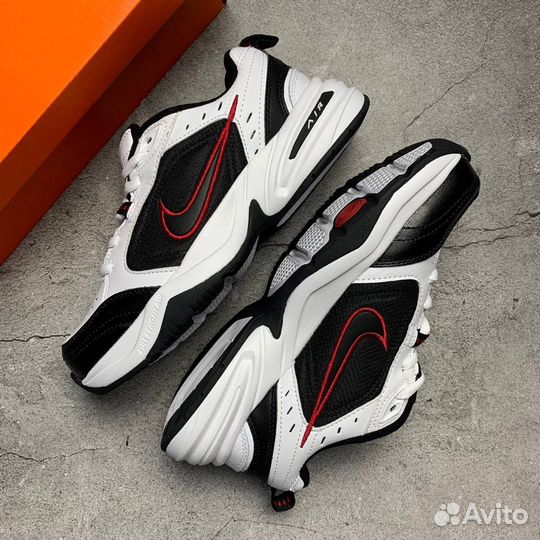 Nike Air Monarch 4 (IV) White Black Red