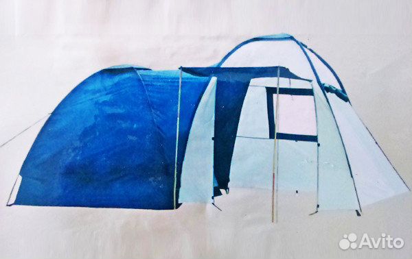 Палатка 2908 4 х- местная с высоким тамбуром