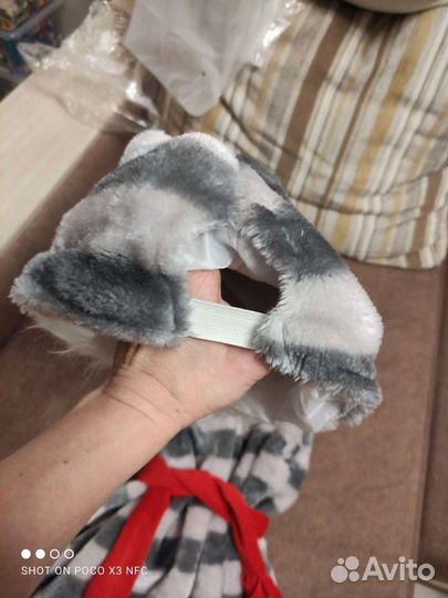 Маскарадный детский костюм кот Матроскин енот