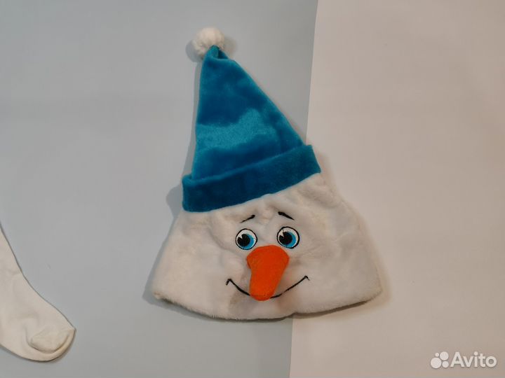 Детский новогодний костюм 104 110 снеговик