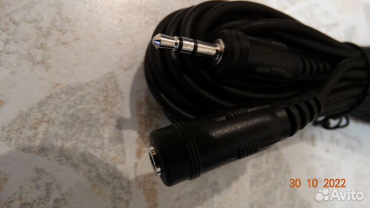 Кабель-удлинитель аудио hama, Jack 3.5 (5 метров)