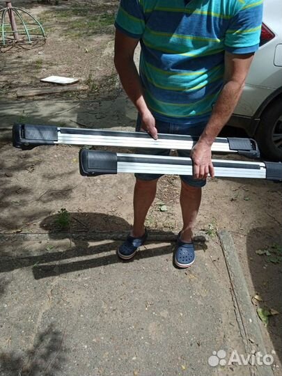 Поперечины на рейлинги Ниссан икс трейл