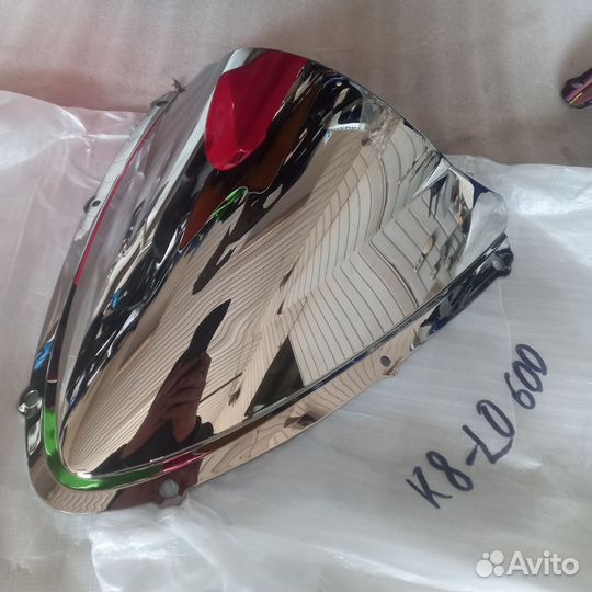 Стекло ветровое Suzuki gsxr 600/750 08-10 хром