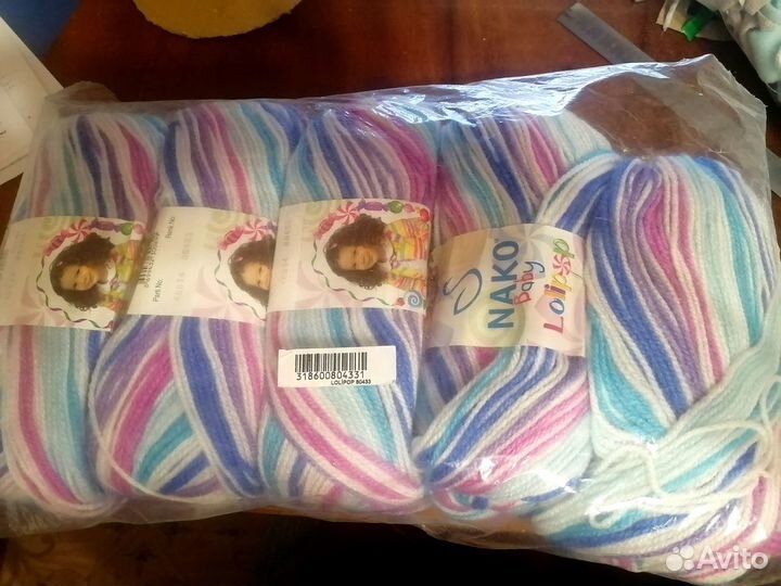 Пряжа Nako Baby Lolipop цвет 80433