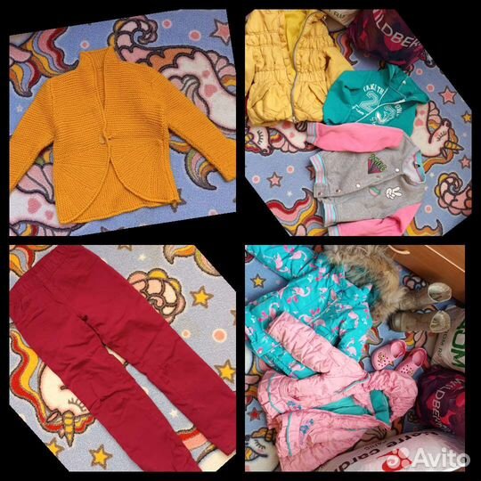 Одним лотом детские вещи с 3-6 лет