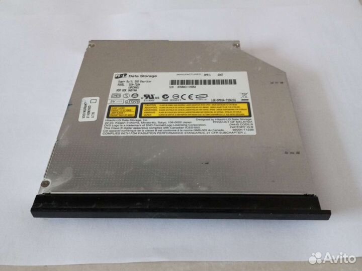 DVD-RW привод sony GSA-T20N для ноутбука