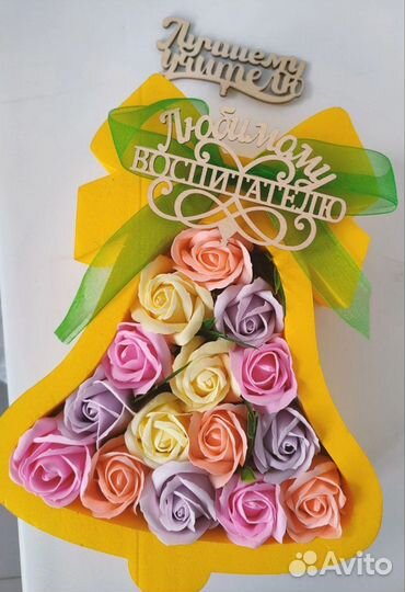 Мыльные розы подарок учителю воспитателю