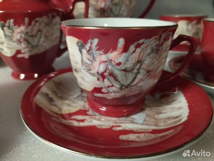 Сервиз чайный старинный из Китая