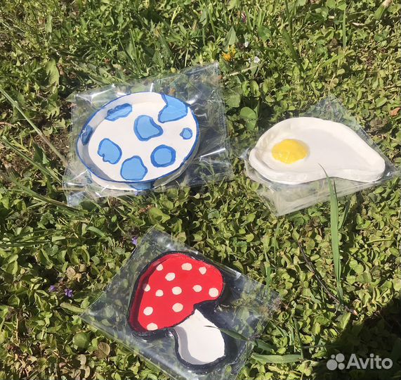 Тарелочки из глины