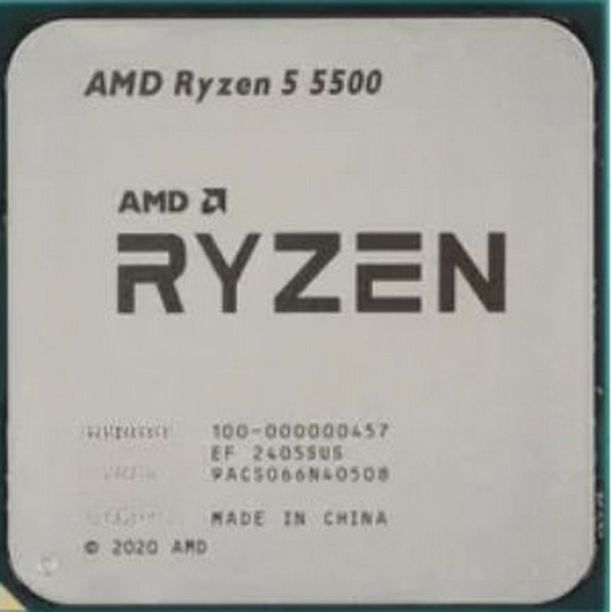 Amd Ryzen 5 5500 4,2ghz 16mb 6/12 Ядер
