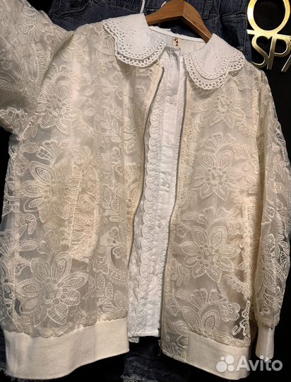 Куртка пыльник кружевной 54/58