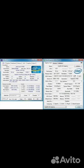 Процессор Intel core i5 2500
