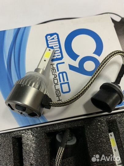 Светодиодные LED лампы С9 с вентилятором (кулером)