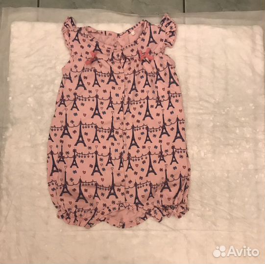 Детские вещи на девочку 68 74 пакетом