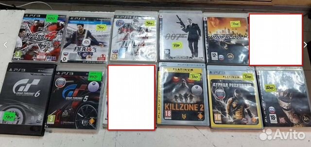 Sony PS3 диски Dragon Age, Assassin's, grand turis