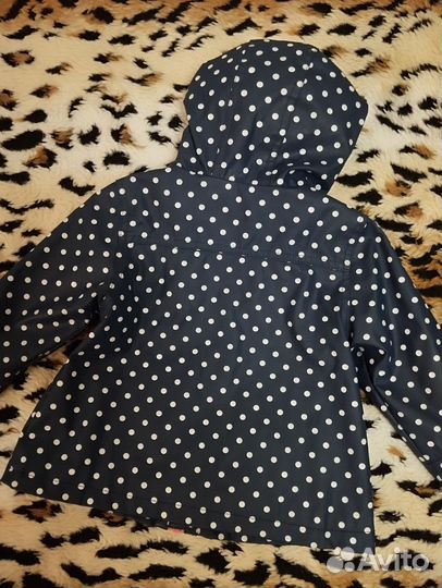 Демисезонная куртка плащ для девочки 86