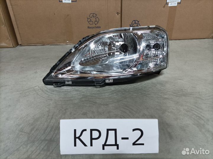 Фара левая Renault Logan 1 2004-2014
