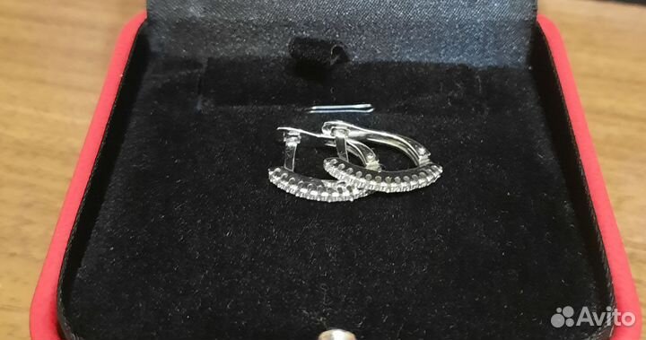 Серьги серебро