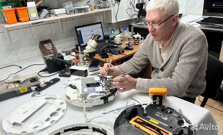 Ремонт роботов пылесосов. Ремонт пылесосов