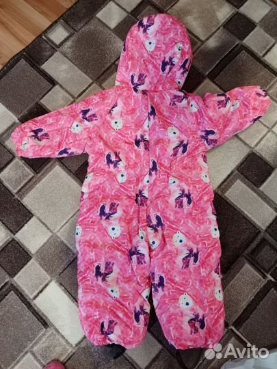 Зимний комбинезон для девочки 86