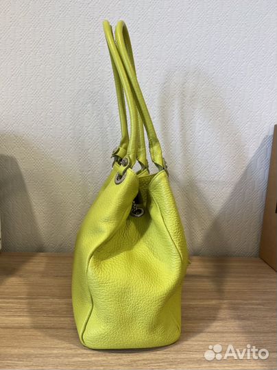 Сумка кожаная Di Gregorio DI010bwblu59 Италия