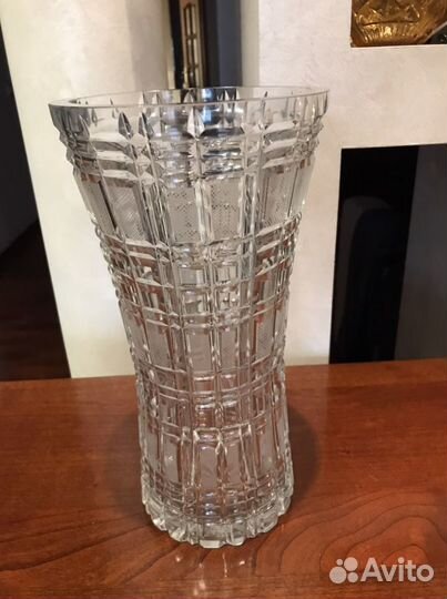 Хрустальная ваза времен СССР Чехия