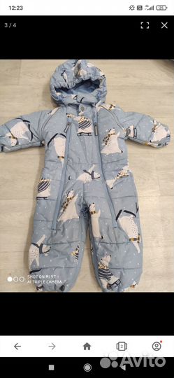 Комбинезон зимний 74-80 crokid