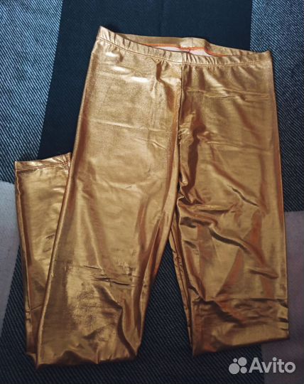 Лосины золотые новые