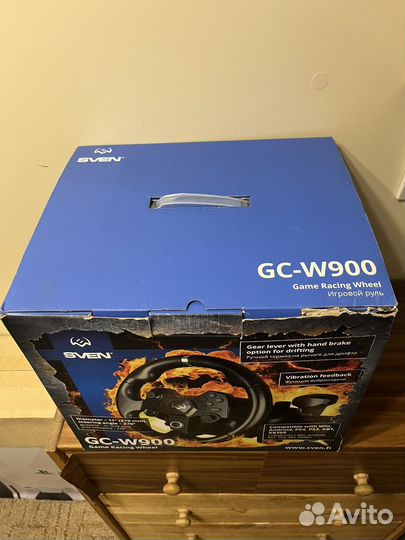 Игровой руль sven gc w900