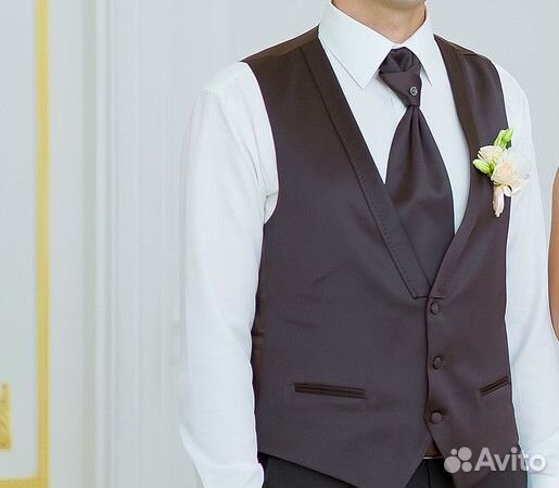 Жилет мужской с галстуком