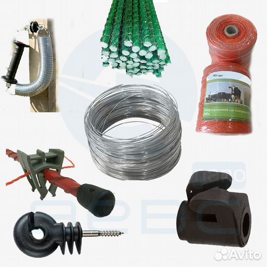 Комплектующие к электропастух (электроизгороди)