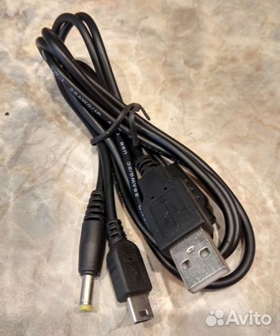 Кабель зарядки PSP Sony usb, защитная плёнка