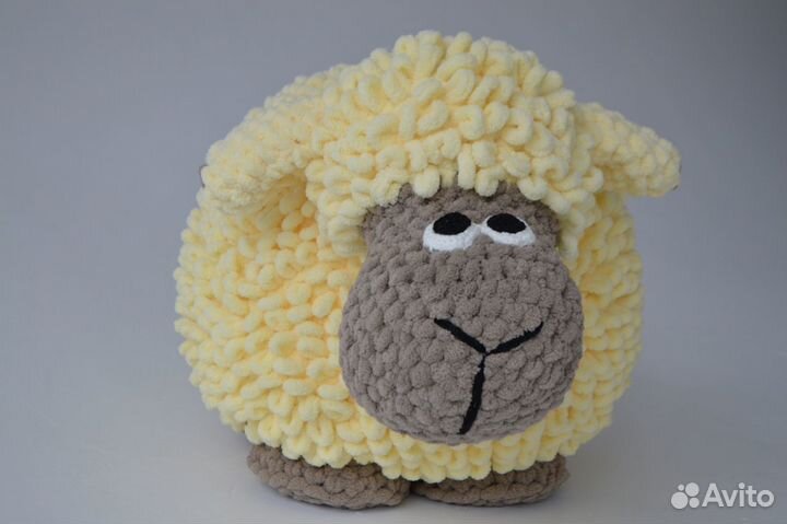 Большая мягкая игрушка Пуффик Барашек