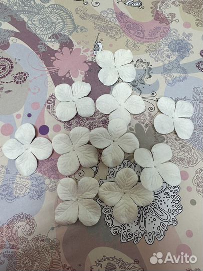 Бумажные цветы для рукоделия