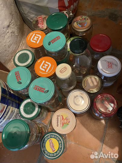 Банка стеклянная бесплатно от 200 до 500мл