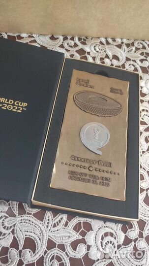 Стелла сувенирная Чемп. мира по футболу Qatar 2022