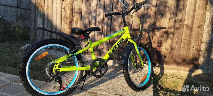 Детский велосипед black aqua