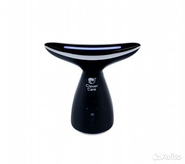 Массажер EMS для шеи и лица CleverCare, цвет черны