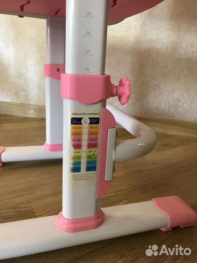 Растущая парта и стул бу