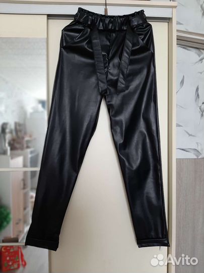 Брюки,кож.зам